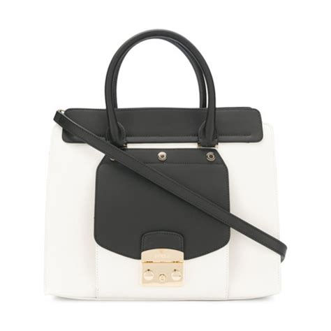 furla weiße tasche|furla shopper.